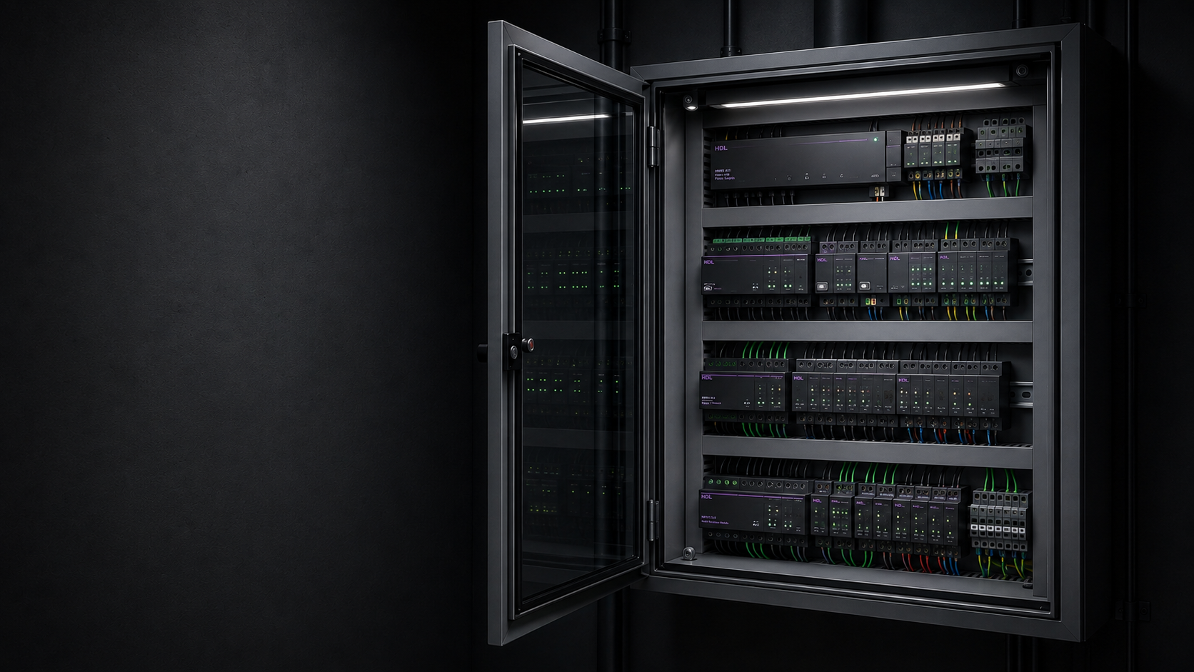 og-source.png Шкаф автоматизации GRMS с контроллерами KNX/HDL и настенная панель управления номером